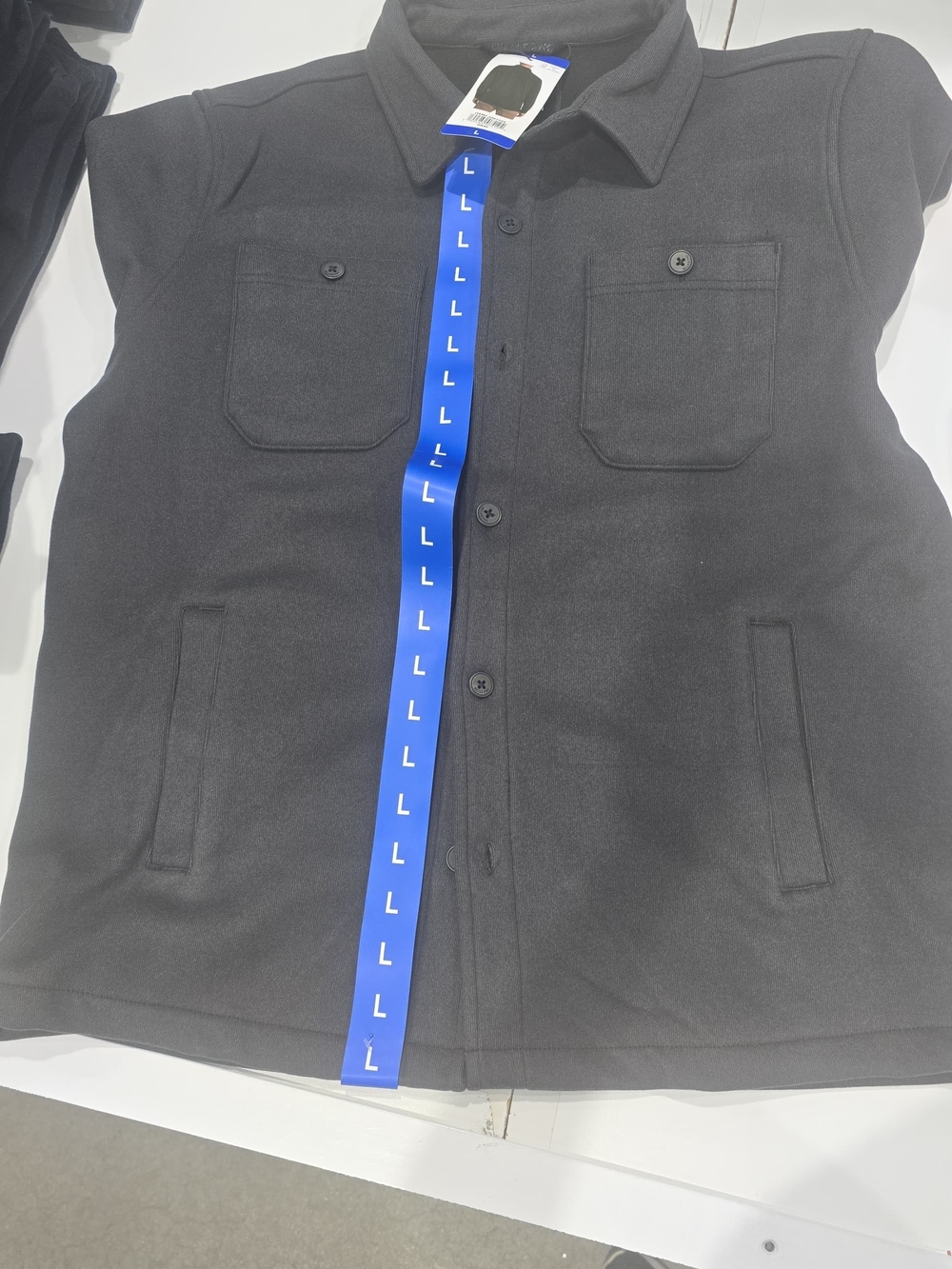 Billabong Men's Black Button-Front Shirt Jacket